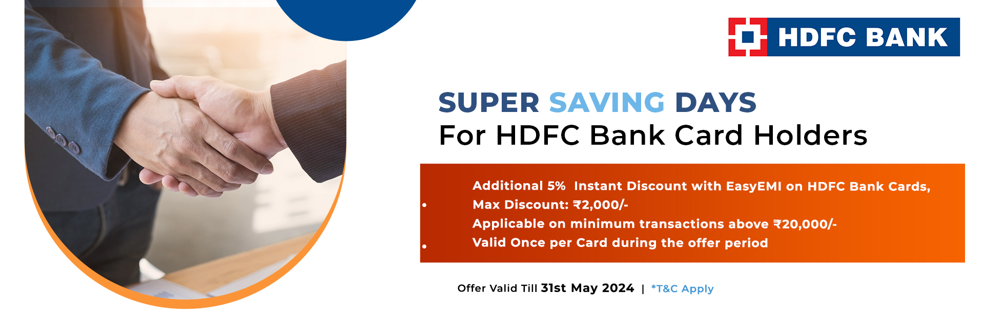 Exclusive HDFC Offers at Clove Dental upto Rs. 2000/- off
